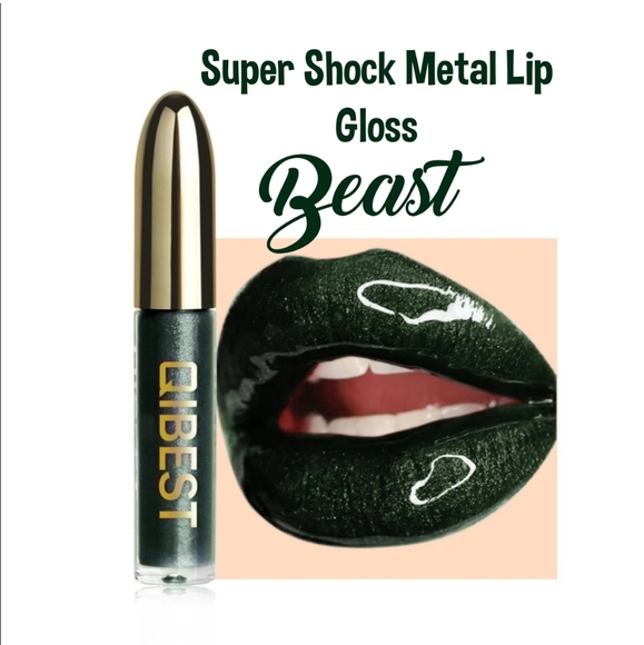 Super Shock Metal Lip Gloss Deep Metallic Green - Picture 2 of 5